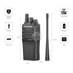 Radio Baofeng BF-1909 Handy Walkie 12W UHF