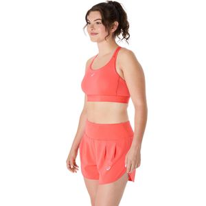 Top ASICS Road Compression Bra Coral Reef Mujer