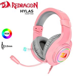Audifono Redragon HYLAS H260P-RGB PINK