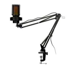 Micrófono Fifine A8T Black con Brazo