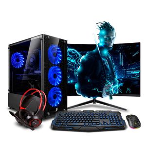COMPUTADORA PC GAMER  PLUS CORE I5 14400F 16GB 1tB 24 RTX3050 6GB MI PC LISTA MIPCLISTA