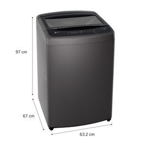 Lavadora LG 19 Kg Carga Superior WT19BVTB Negra