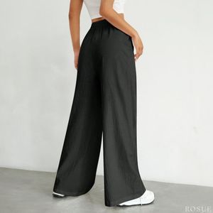 Pantalón holgado con cordón en la cintura fresco