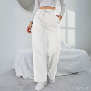 Pantalón Buzo de Franela con Bolsillos Mujer