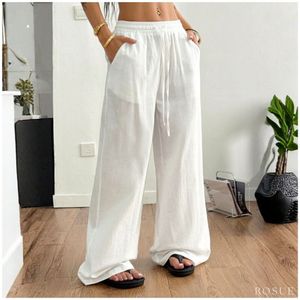 Pantalón Playero Freso Elastico en la Cintura Mujer