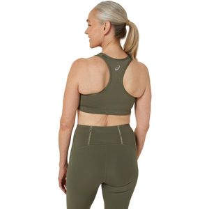 Top ASICS Padded Bra Mantle Green/Olive Grey Mujer
