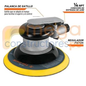 KIT Lijadora orbital neumática industrial MANGUERA DE AIRE 15M Truper