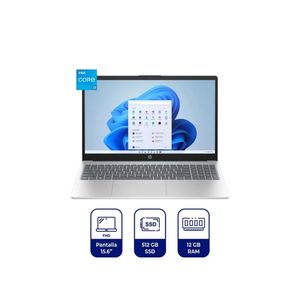Laptop HP 15-FD0006LA 156” HD I7-1355U 12GB 512GB SSD DOS Azul claro