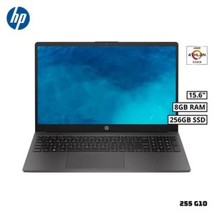 LAPTOP HP 255 G10 15.6 HD AMD ATHLON SILVER 7120U 8GB RAM 256GB SSD