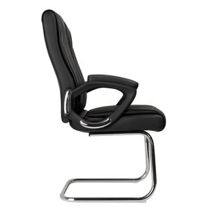 SILLA DE OFICINA GERENCIAL FIJA ERGONÓMICA - VERA NEGRO