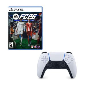 Mando DualSense Blanco + Ea Sports FC 26 Playstation 5