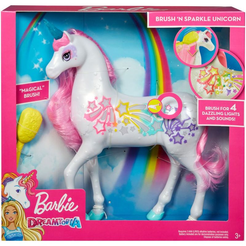 Barbie Unicornio Brillante Multicolor Real Plaza