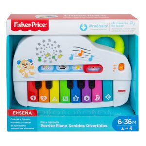 Fisher Price Perrito Piano Sonidos Divertidos Multicolor