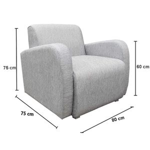 Sofá Daniela Serrana 1 Cuerpo Beige