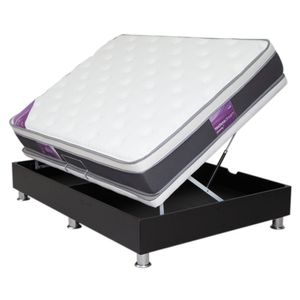 Cama Diván Laqueada Gravity 1.5 Plazas + 1 Almohada