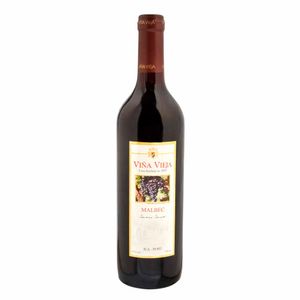 Vino VIÑA VIEJA Malbec Semi Seco Botella 750ml