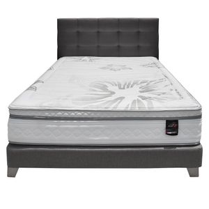 Dormitorio Box Tarima Rosen Art 4 King + Cabecera Issey Vison