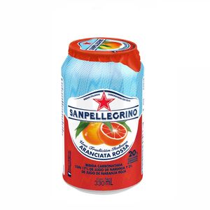Agua SAN PELLEGRINO Aranciata Rossa Lata 330ml