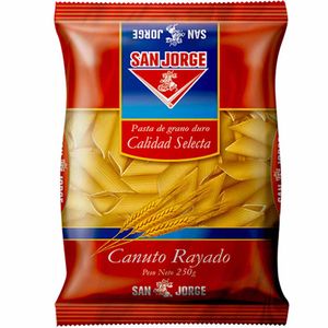 Fideos Canuto Rayado SAN JORGE Bolsa 250g