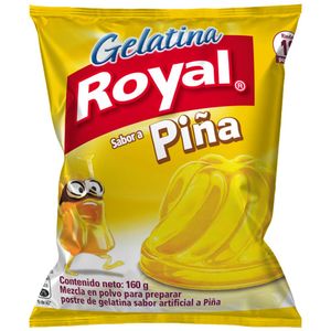 Gelatina ROYAL Sabor a Piña Bolsa 160g
