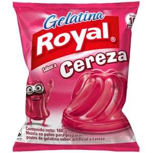 Gelatina ROYAL Sabor a Cereza Bolsa 160g