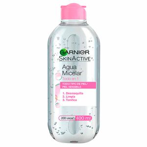 Agua Micelar GARNIER Todo en 1 Frasco 400ml