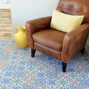 Láminas decorativas para piso/pared Mexican Tile x6u