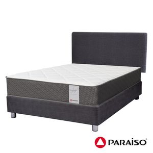 Juego de Dormitorio Paraíso Su Majestad 1.5 Plazas Acero + 1 almohada + protector