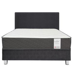 Juego de Dormitorio Paraíso Su Majestad 1.5 Plazas Acero + 1 almohada + protector