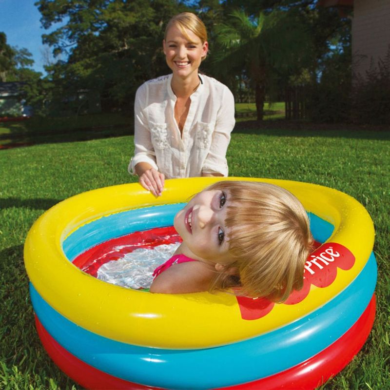 Piscina 3 anillos Fisher Price con 25 pelotas 91cm x 25cm