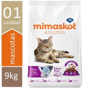 Comida para Gatos MIMASKOT Sabor Salmón, Atún y Sardina Bolsa 9Kg