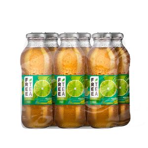 Té líquido FREE TEA Limón Paquete 6Un Botella 475ml