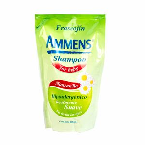 Shampoo para Bebé AMMENS Manzanilla Doypack 400ml