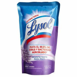 Desinfectante para Pisos LYSOL Lavanda Doypack 800ml