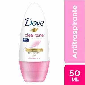 Desodorante Roll On DOVE Clear Tone Frasco 50ml