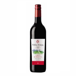 Vino VIÑA VIEJA Borgoña Semi Seco Botella 750ml Paquete 2un