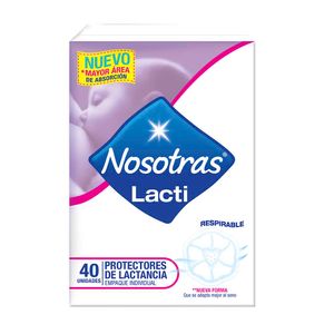 Protector de Lactancia NOSOTRAS Respirable Caja 40un