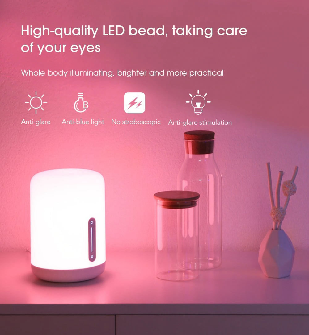 Прикроватная лампа xiaomi mi bedside lamp 2 mjctd02yl