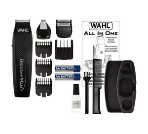 Maquina de cortar cabello WAHL GROOMS MAN 05537-3008 12Pzas - Negro