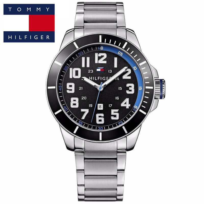 Reloj Tommy Hilfiger para hombre de acero plateado 1791842 - Style Store