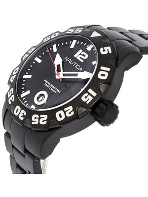 Reloj Nautica BFD 100 N20095G Analógico Fecha Acero Inoxidable Negro