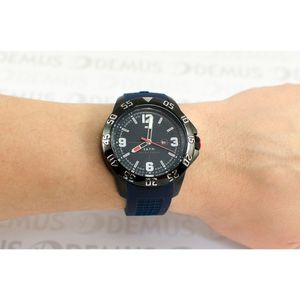 Reloj Tommy Hilfiger Cole 1790984 Acero Inoxidable Correa De Silicona Azul