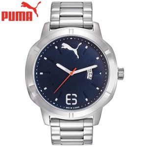 Reloj Puma Nevermind PU104261003 Hombre Acero Inoxidable Plateado Azul