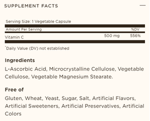 Vitamina C Solgar 500 Mg Vegetable 100 Caps