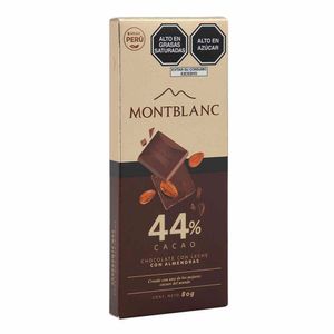 Chocolate en Tableta MONTBLANC Almendras Caja 80g