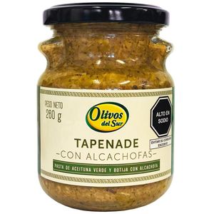 Tapenade con Alcachofas OLIVOS DEL SUR Frasco 260g