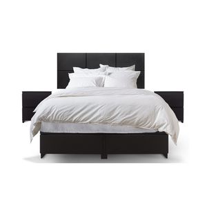 Juego de dormitorio Marbella JP Stylos 2 veladores Queen