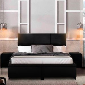 Juego de dormitorio Marbella JP Stylos 2 veladores Queen