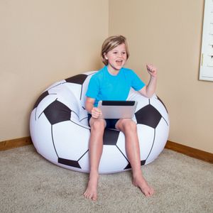 Sillón Inflable Futbol Bestway 114cm x 112cm x 71cm