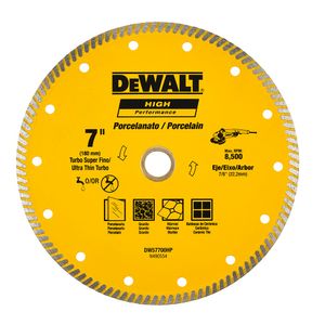Disco Diamantado 7" Dewalt Ultra Fino (180X1.6Mm)
